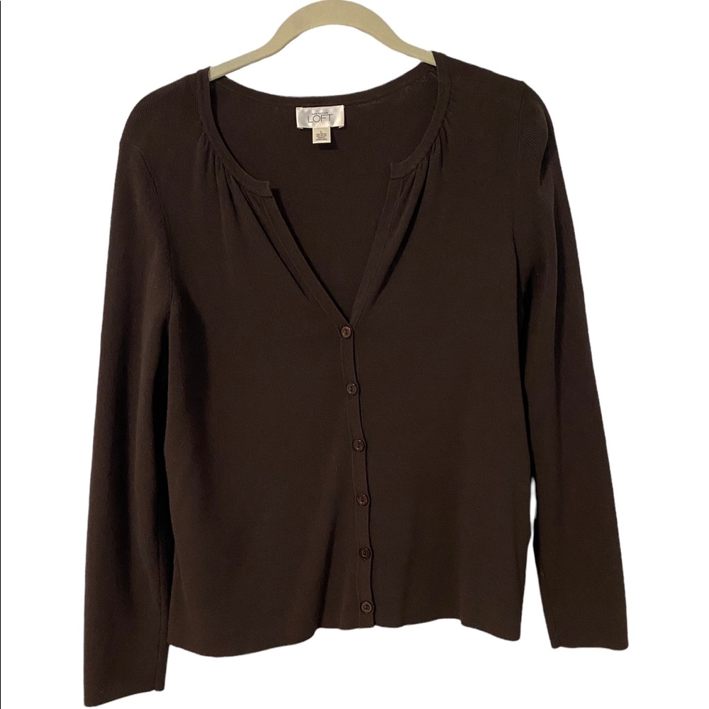 Loft Brown Pullover Sweater